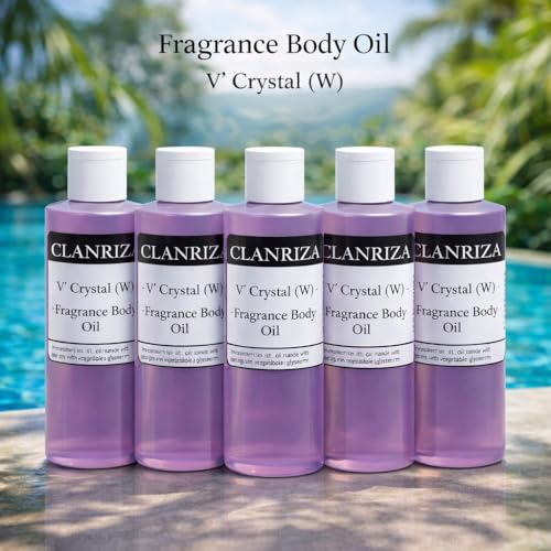 1 Fl Oz V' Crystal Natural Fragrance Body Oil For Women
