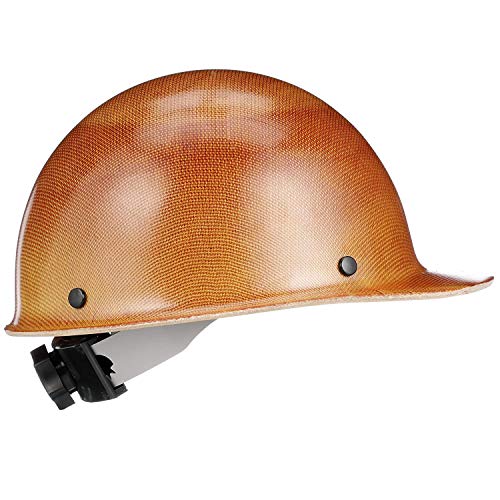 MSA 816651 Skullgard Cap Style Safety Hard Hat with Swing Ratchet Suspension | Non-slotted Cap, Made of Phenolic Resin