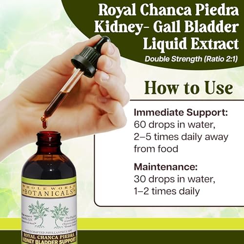 Whole World Botanicals Royal Chanca Piedra Herbal Supplement – Traditional Amazon Herb (Liquid 2 Oz, Kidney Bladder Support)