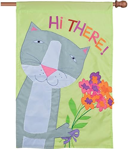 Applique Flag - Hi There!