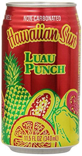 Hawaiian Sun Drink, Luau Punch, 11.5-Ounce (Pack of 24)