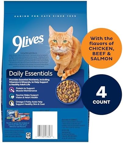 9Lives Daily Essentials Dry Cat Food, 20 Pound Bag