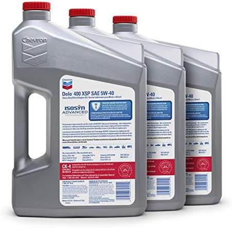 Delo 400 XSP SAE Heavy Duty Synthetic Diesel Engine Oil 5W-40, 1 Gallon, Pack of 1