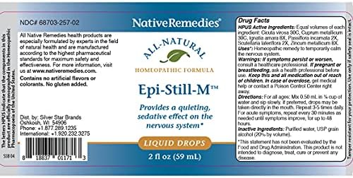 Native Remedies Epi-Still-M - Natural Homeopathic Formula Provides a | Quieting