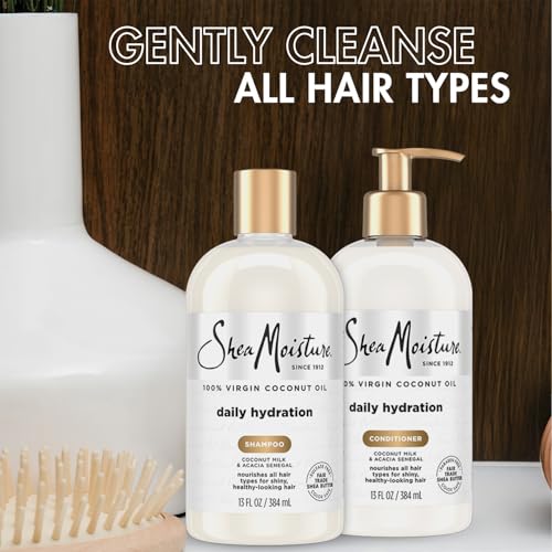 SheaMoisture Coconut Shampoo & Conditioner Set, Daily Hydration
