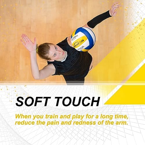 Senston Volleyball Official Size 5 Soft Waterproof for Indoor Outdoor Beach