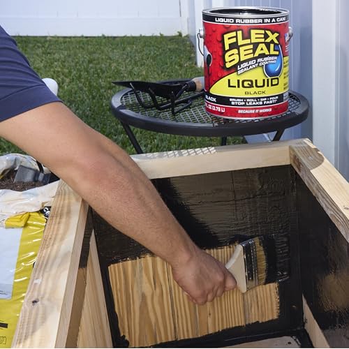 Flex Seal Liquid, Rubber Coating Sealant, Waterproof, Flexible, Breathable, and UV Resistant, Roof Repair, Basements, RV, Campers, Trailers, Marine