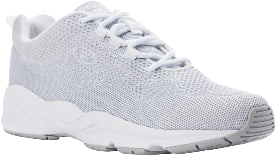Propet Mens Tour Knit Lace Up Sneakers Shoes Casual - Grey