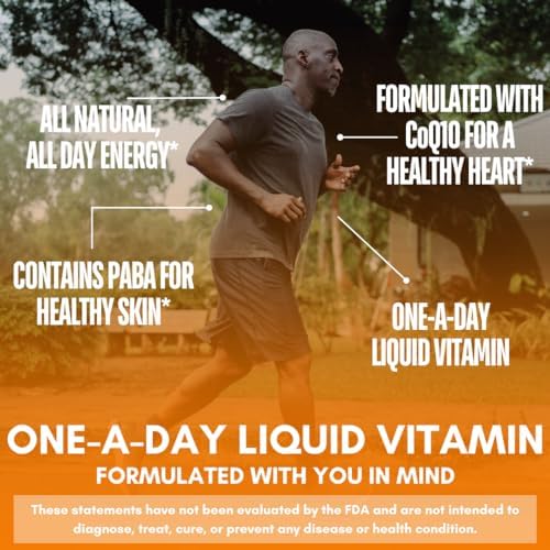 Tropical Oasis Mega Plus - Liquid Multivitamin and Mineral Supplement – Includes 85 Vitamins & Minerals, 20 Amino Acids + CoQ10