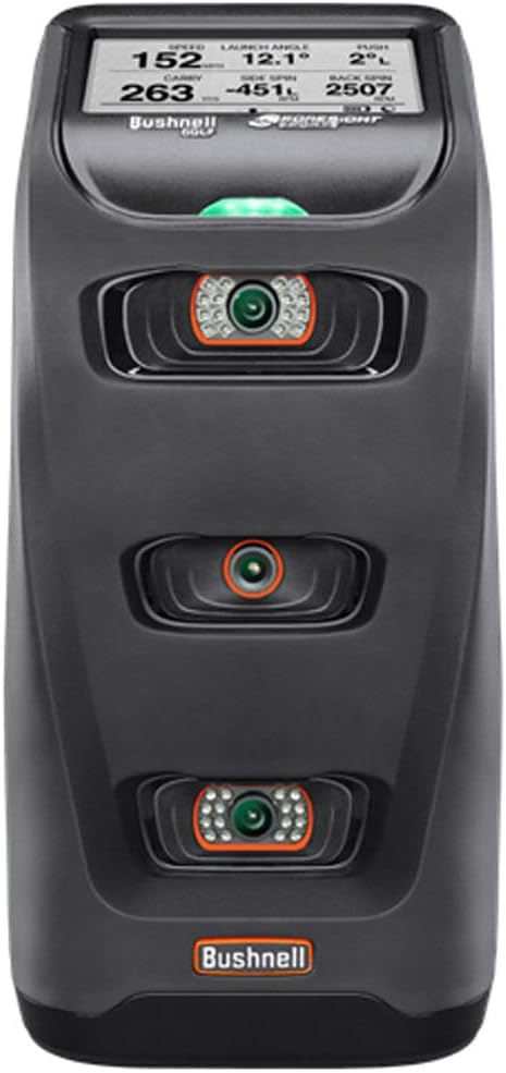 Bushnell Golf Launch Pro Ball Data Launch Monitor | Indoor/Outdoor Golf Simulator with High-Speed Cameras, & FSX Software Trial
