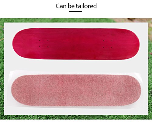 ZUEXT 11" x 50" Clear Skateboard Grip Tape (125x27cm) | Waterproof, Anti Slip Bubble Free, Transparent