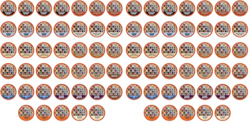 Double Donut Coffee Variety Pack, Including Flavored Coffee Pods, Medium Roast, & Dark Roast Coffee, Single Serve Coffee for Keurig K Cup Brewers, 40 Count