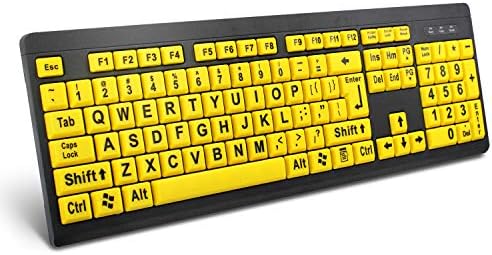 BOOGIIO Large Print Computer Keyboard
