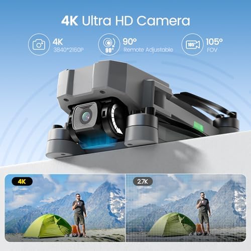 Holy Stone HS440 Foldable FPV Drone with 1080P WiFi Camera for Adult Beginners and Kids