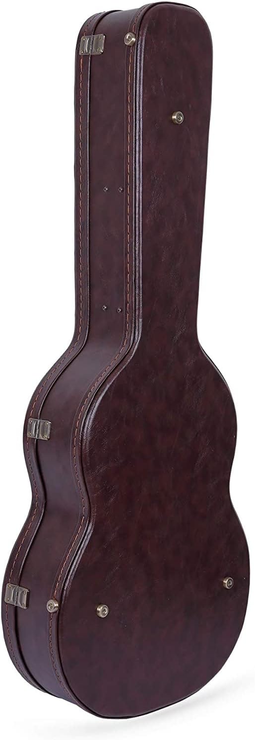Crossrock Hardshell Arch Top wood case fits SG Electric Guitars-Black(CRW600SGBK)