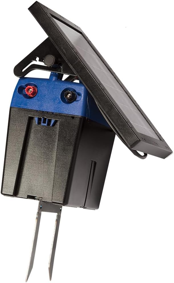 Premier 1 Solar IntelliShock® 30 Fence Energizer | 0.3J. Reduces demand when voltage is high. Includes 12V/15AH battery