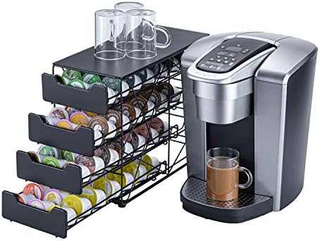 k cup Holders for Counter Small for Keurig k-cup Holder for mr Coffee for Tea (105 pods-5 tiers)