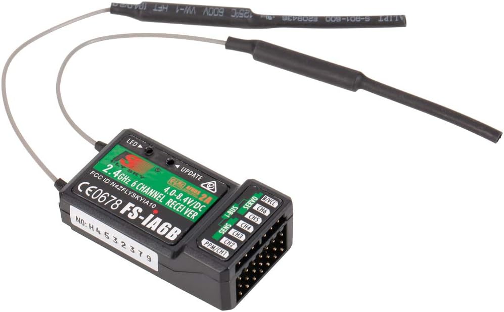 GoolRC Flysky FS-i6X 2.4GHz 10CH AFHDS 2A RC Transmitter with FS-iA6B Receiver for RC Drone Airplane Helicopter