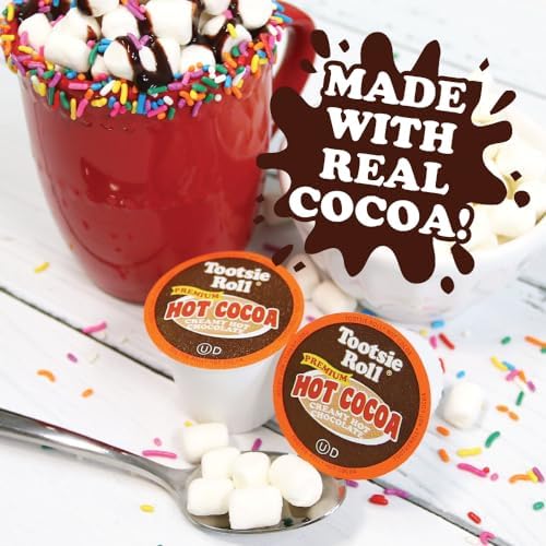 Junior Mints Chocolate Mint Flavored Hot Chocolate Pods, Compatible with 2.0 K-Cup Brewers, 12 Count - Cool Mint and Cocoa Treat