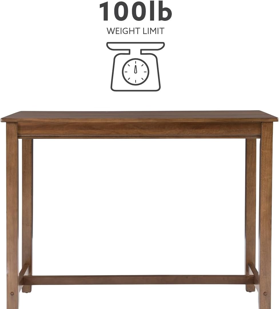 Linon Claridge Rustic Wood 36 inch Height Pub Table