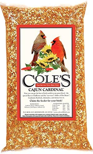 Cole's CB20 Cajun Cardinal Blend Bird Seed, 20-Pound