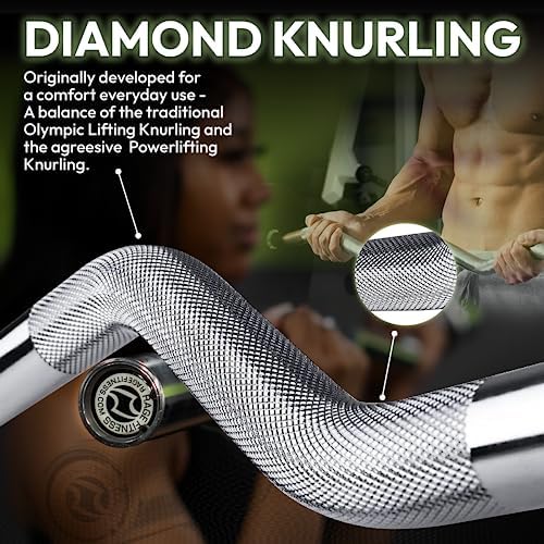 EZ Curl Bar, Alloy Steel Chrome, 47 inch 17lbs Weight, 400lbs Capacity