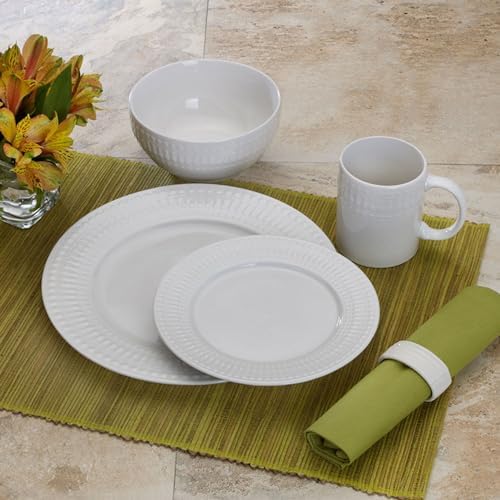 Pfaltzgraff Cassandra 16-Piece Porcelain Dinnerware Set, Service For 4