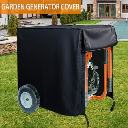 Heavy-Duty Generator Cover for Predator 9000 2019-pr, Water Resistant Outdoor Protective Dust Rain Snow Cover for Portable Generators