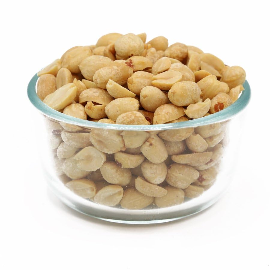 Roasted Peanuts, Unsalted, Shelled, J Runner, Bulk 10 Pound Box, Blanched Peanuts Great For Snacking, Trail Mix, Cooking