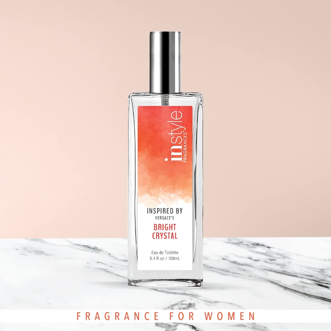 Instyle Fragrances | Inspired by Ralph Lauren's Romance | Women’s Eau de Toilette | Vegan, Paraben Free, Phthalate Free | Never Tested on Animals | 3.4 Fluid Ounces