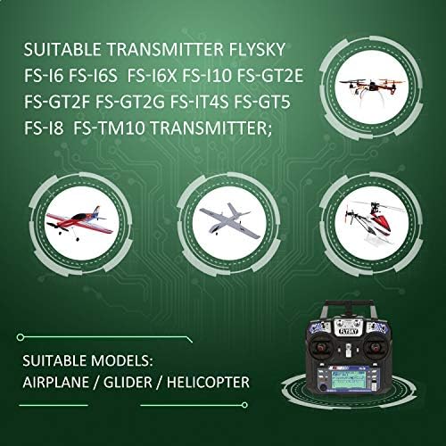 GoolRC Flysky FS-iA10B Receiver 2.4G 10CH for Flysky FS-i6 FS-i6S FS-i10 Transmitter
