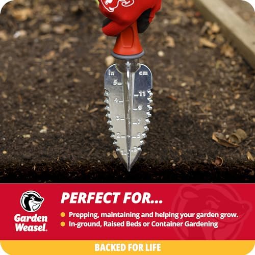 Garden Weasel 3Piece Hand Tool Set Trowel Transplanter Cultivator Gardening