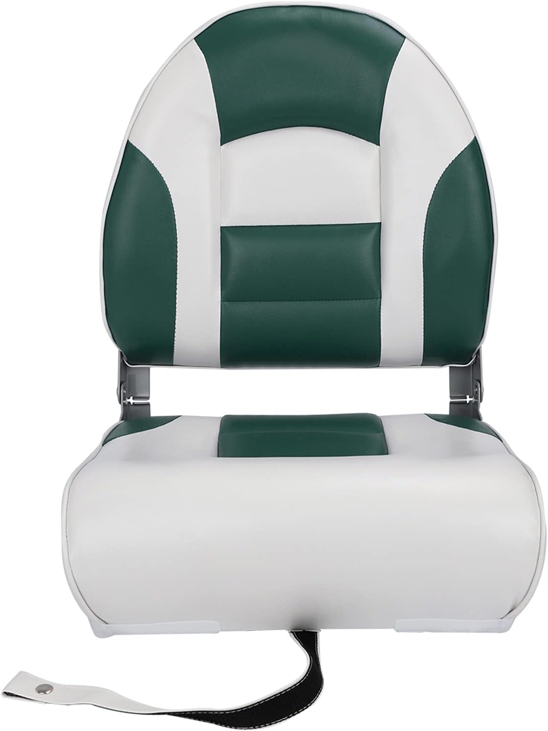 NORTHCAPTAIN Deluxe A Pair of Marine High Back Folding Boat Chair Fishing Boat Seat, for Fishing, Bass/Jon/Pontoon Boat Chairs