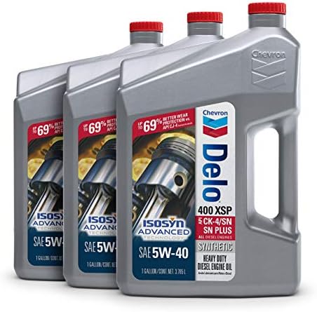 Delo 400 XSP SAE Heavy Duty Synthetic Diesel Engine Oil 5W-40, 1 Gallon, Pack of 1
