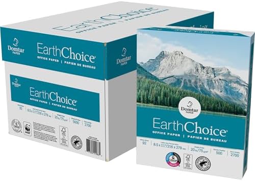 Domtar® 8 1/2" x 11" 20lb Copy Paper (DMR2700) Category: Copy and Multi Purpose Paper, 1 Ream (500 Sheets)