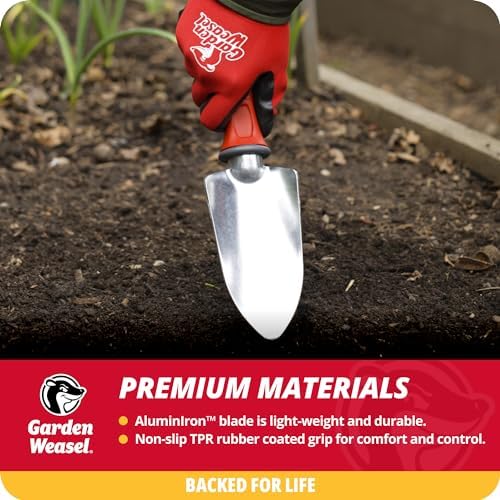 Garden Weasel Multi-Use Transplanter Trowel for Digging Planting Weeding