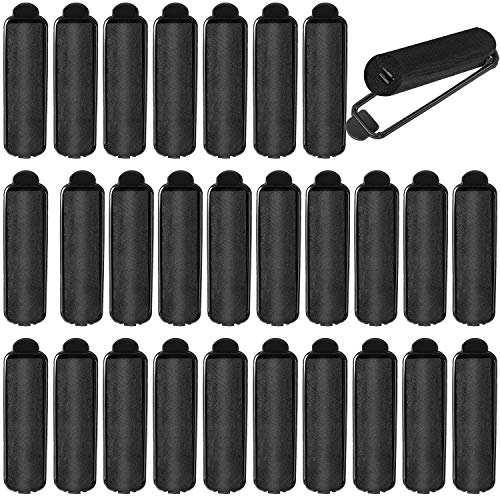 WILLBOND 40 pcs Sponge Hair Rollers, 0.6 Inch, Black