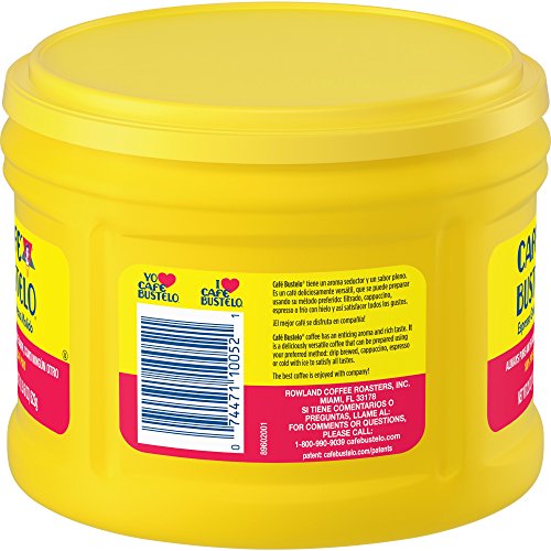 Café Bustelo, Espresso Style Dark Roast Ground Coffee, 10 oz. Can | Packaging May Vary
