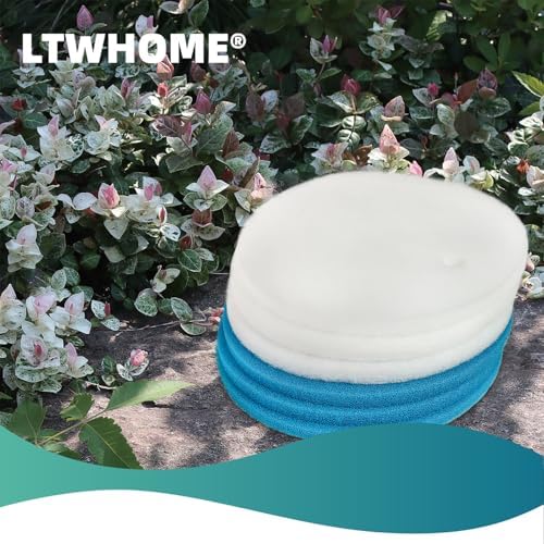 Compatible White Filter Floss and Blue Filter Pad Replacement for Tetra Pond Clear Choice Biofilter (Pack of 6)