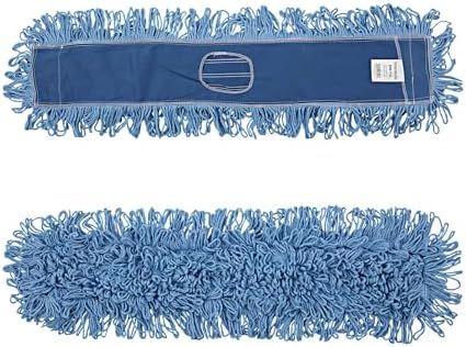 Boardwalk Dry Mopping Kit, 36 x 5 Blue Blended Synthetic Head