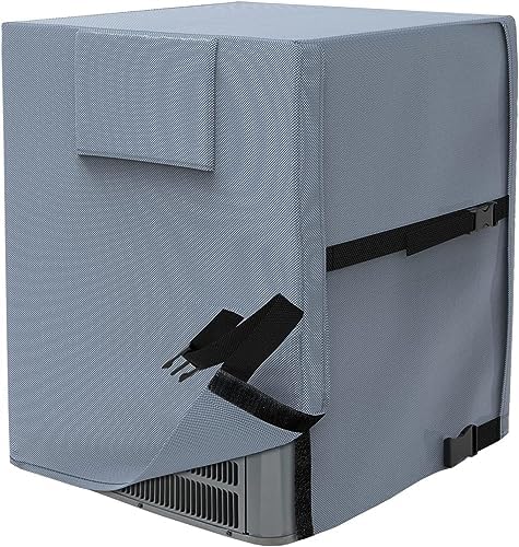 AKEfit Air Conditioner Cover for Outside, Grey, 24W x 24D x 30H inch