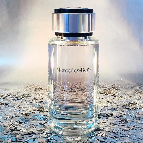 Mercedes Benz Cologne for Men - 4 Fl Oz - Eau De Toilette Perfume Spray for Man - Woody & Musky Scent - Luxury Long Lasting Fragrance with Notes Of