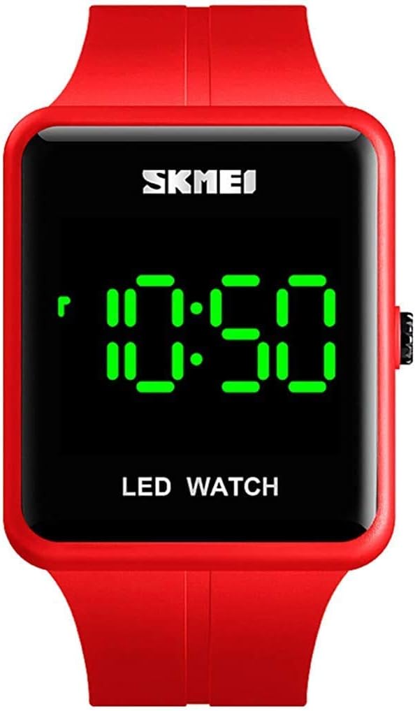 Gosasa Large Face LED Digital Watch Date Time 3Bar Waterproof Wristwatch Men Women Sports Watches