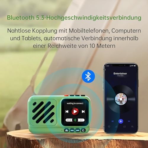 Choyong Voyager Bluetooth Speaker Wireless Internet Radio Global Version with WIFI/4G, World Radio Station, BT5.3