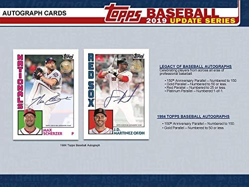 2019 Topps Update Baseball Blaster Box (7 Packs/14 Cards: 1 Hit, 5 Inserts)