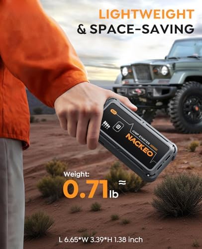 Car Jump Starter 7000A Car Battery Jump Starter Portable Pack for Up to All Gas and 10.0L Diesel Engine 12V Jump Box, Jump Pack