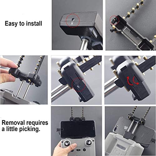 Skyreat Antenna Range Extender Yagi-UDA 5.8Ghz Signal Boosters for DJI Neo/Mini 5 Pro/ 4K | 3 Pro | Mavic Air 2 Drone RC-N1 / RCN2 /RCN3 Conrtoller