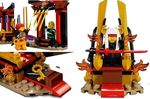 LEGO NINJAGO Masters of Spinjitzu: Throne Room Showdown 70651 Building Kit (221 Pieces)