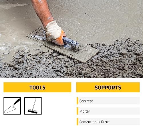 SIKA - SikaLatex R - Concrete Adhesive Glue, White - Admix for Portland-Cement Mortar/Concrete - Resistant to Freezing and thawing Damage - 1-Gallon (Pack of 1)