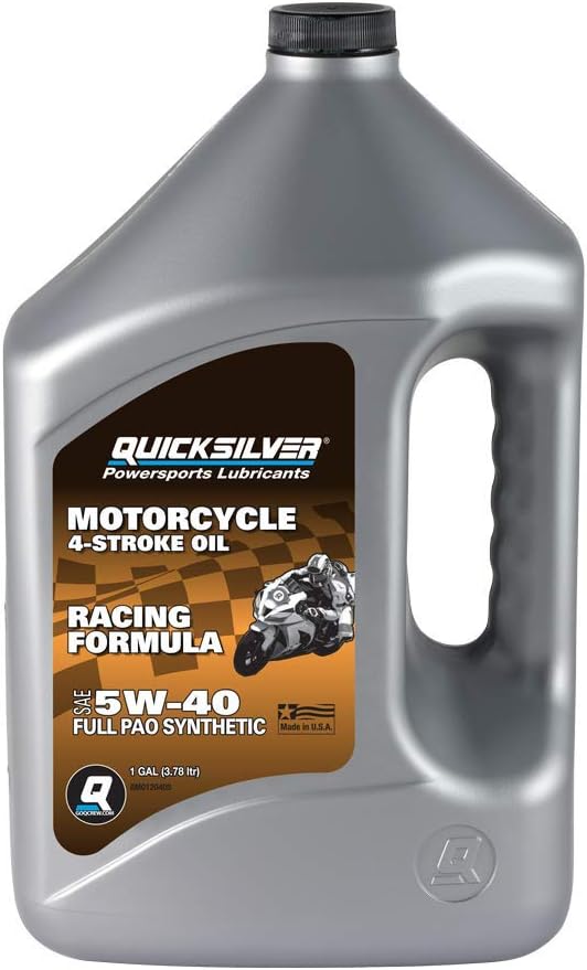 Quicksilver 20W-50 Full Synthetic Motorcycle Oil, 1 Quart